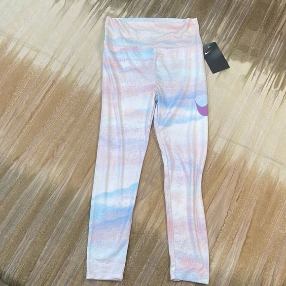 Nike Little Girls Rise All Over Print Legging - Picture 2 of 8